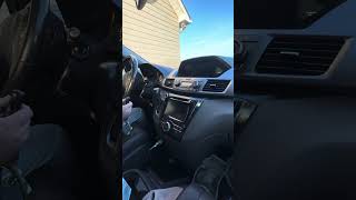 2013 - 2014 Honda Odyssey panic alarm from inside! #fyp