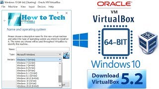 How to Enable 64 bit Option in Virtualization VirtualBox Windows 10