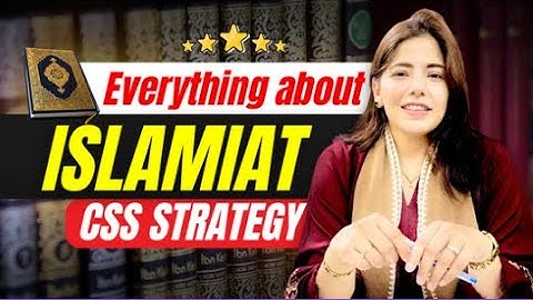 Ace Islamic Studies Paper in CSS | Complete Strategy by Dr. Hina Sikander