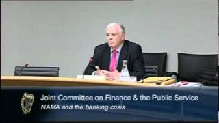 Peter Mathews, 20100721 Pt 1/10, Dail Finance Committee