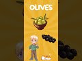 🔴Olives:  Salty Snack Attack! 🍿🌟 #fun #learning #education #adventure #youtubekids