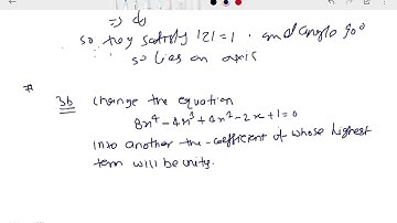 3b 2023-24 General Elective 1st sem, Theory of equations and symmetries by dr  hitesh kumar