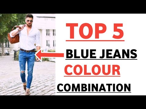 Top 5 blue jeans colour combination shirt | latest Men's Fashion - YouTube