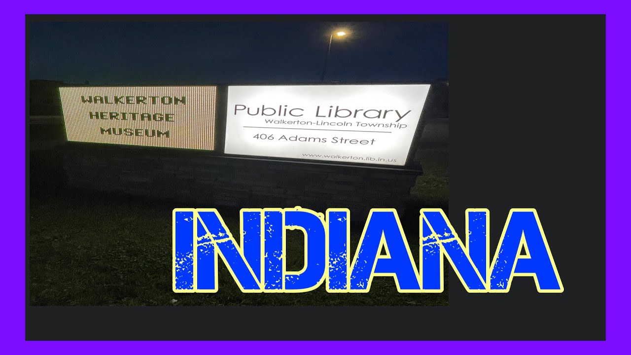 Walkerton Library Indiana INDIANA WALKERTON TOWNSHIP - YouTube