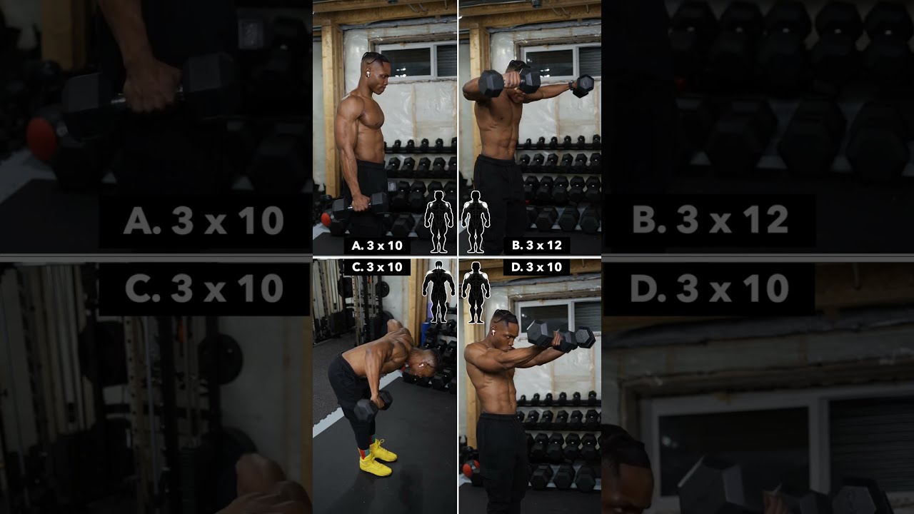 Hit All Parts Of Your SHOULDERS Using Dumbbells Only 3