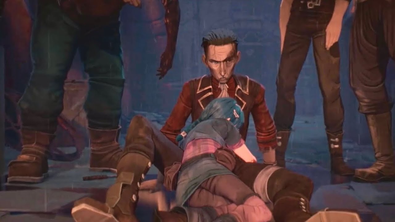 Arcane league of legends 1x03 ending scene | she is not my sister anymore