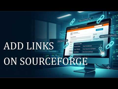 How to Add or Edit External Links on SourceForge