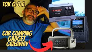 3 ESSENTIAL Car Camping GADGETS GIVEAWAY | 10K Q and A 🥳