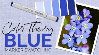 Create Blue Alcohol Marker Blending Combinations for Realism (Applied Color Theory Ep. 7)