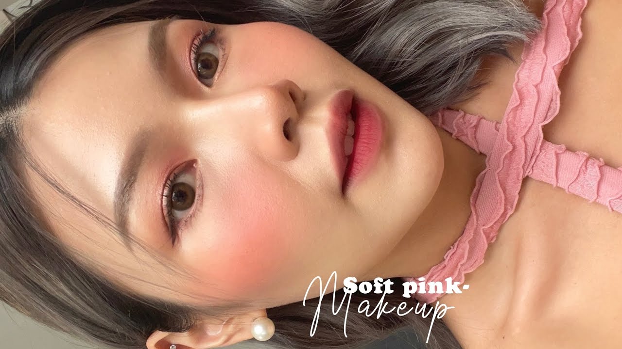 แต่งหน้าโทนชมพูละมุน 💘🤏🏻 ไม่หวานเลี่ยน ด้วยเครื่องสำอางราคาน่ารัก | LukmeeRLW.