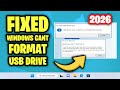 Fix Windows Can’t Format USB Drive or SD Card