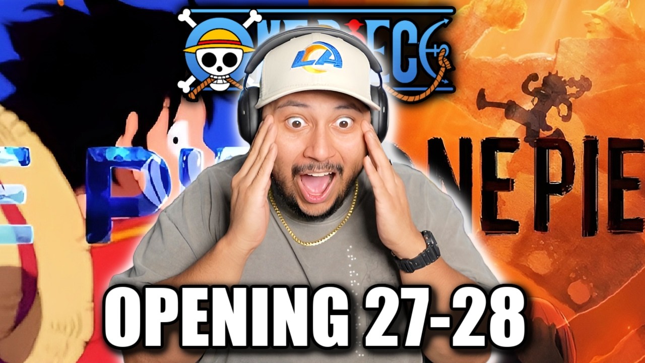 ПЕРВАЯ РЕАКЦИЯ на ЗАСТАВКИ ONE PIECE (27-28)