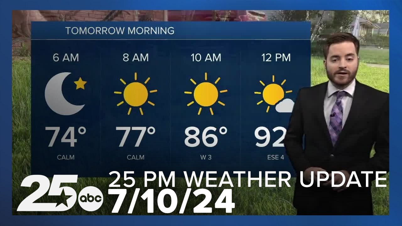 25 PM Weather Update | July 10, 2024 - YouTube