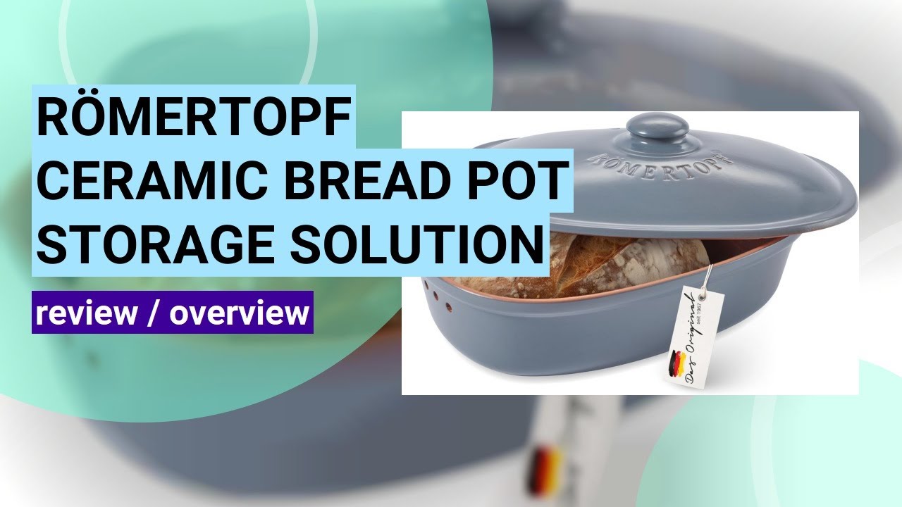 Römertopf Bread Pot Review: Natural Ceramic Bread Storage Solution