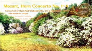 [자막설명] 모차르트 [호른 협주곡] 전곡 Mozart, Horn Concerto No.1~4 (Complete)