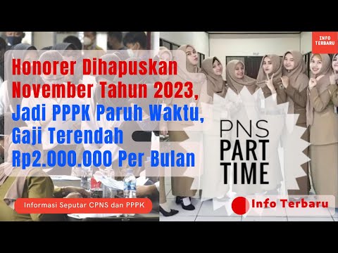 Honorer Dihapuskan November