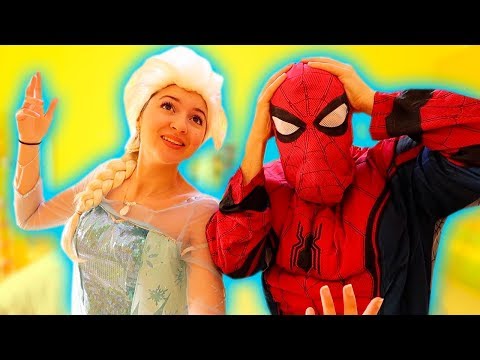 24 HOUR FROZEN AND SPIDERMAN CHALLENGE