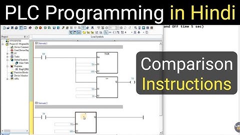 Comparison Instructions |PLC Programming in Hindi| |PLC Programming for Beginners|