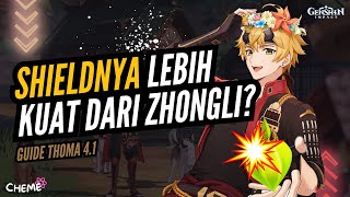 Shieldnya lebih kuat dari Zhongli? | Guide Thoma | Genshin Impact