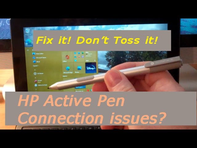 HP wiederaufladbarer Active Pen – Ersteinrichtung des Stifts | HP  wiederaufladbarer Active Pen | HP - YouTube
