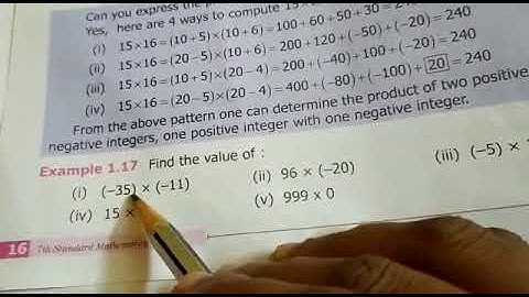 7th std maths 1st lesson , example 1.17 to 1.24