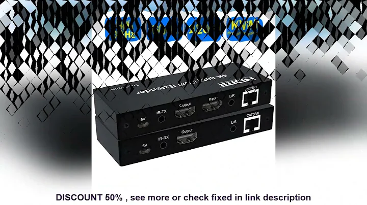 4K 120M HDMI KVM Extender 60M over RJ45 Ethernet C