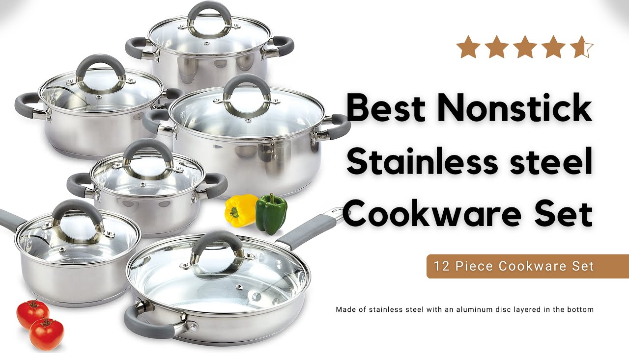 Cook N Home Pots and Pans Set Nonstick Professional Hard Anodized