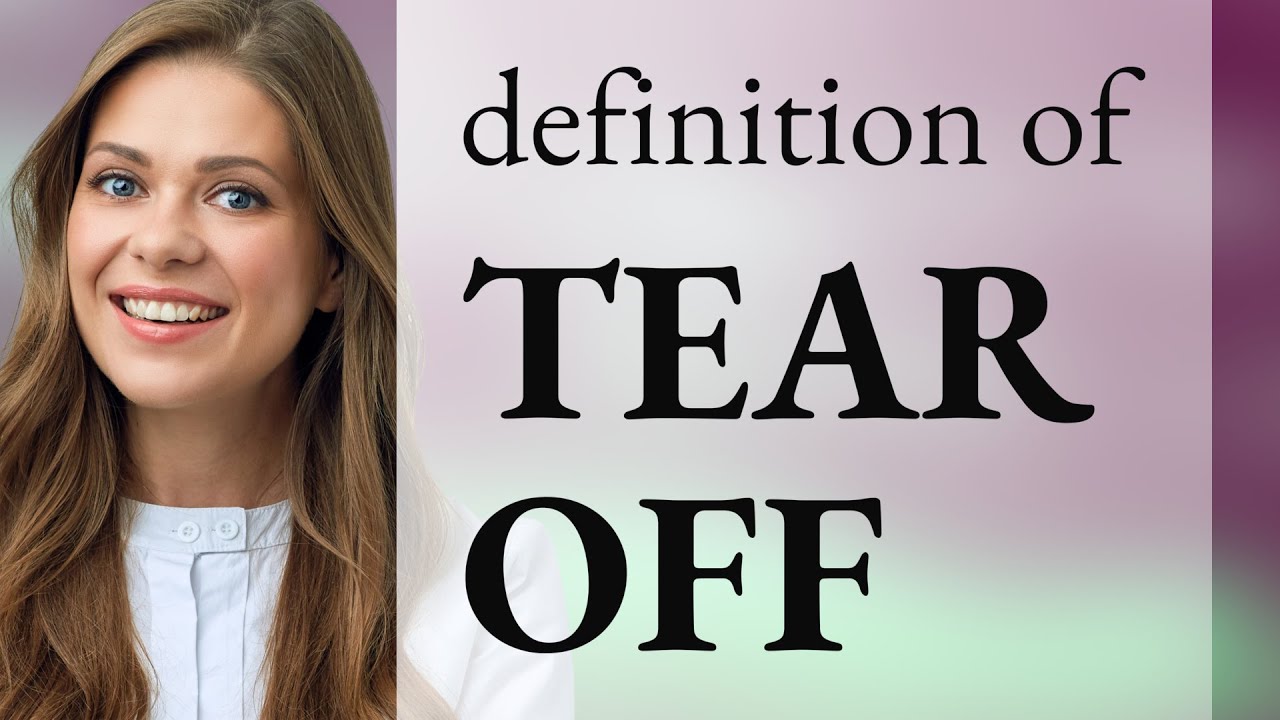 Tear Definition 