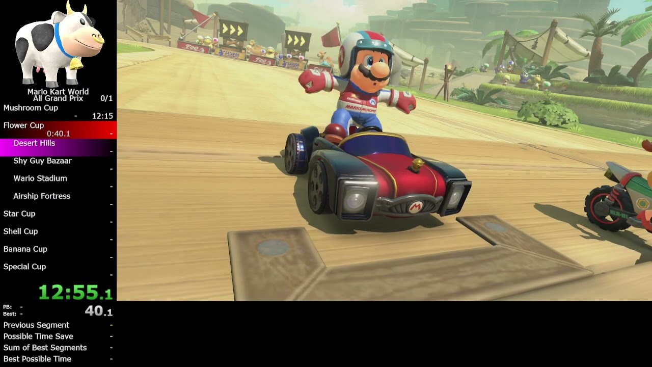 Mario Kart World All Grand Prix Speedrun - 