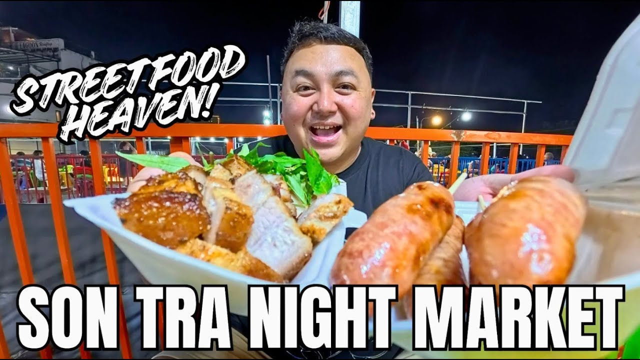 DA NANG NIGHT MARKET EXPERIENCE 🇻🇳 | SON TRA Night Market Food Guide 2025