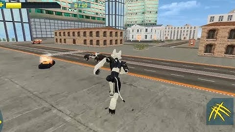 New Cat Robot Car Transformation Part-6 | Rescue City Cat Robot Car Android GamePlay | By Game Crazy