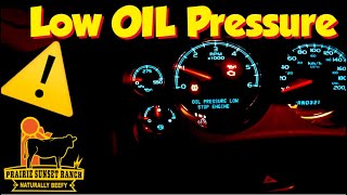 2007 GMC Yukon 5.3L with Low OIL Pressure/STOP Engine Warning Message