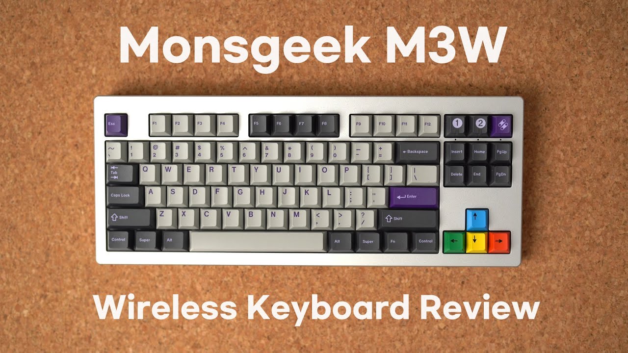 Monsgeek M3W wireless Keyboard Review - YouTube