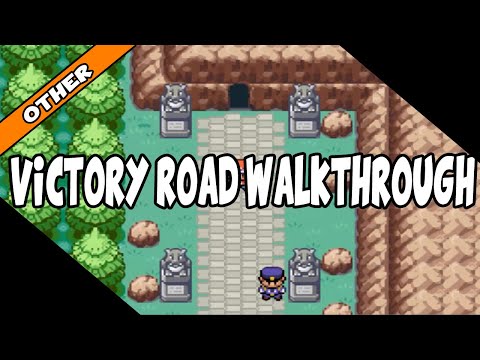 VICTORY ROAD WALKTHROUGH ON POKEMON FIRE RED AND LEAF GREEN