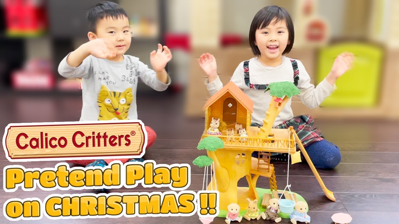Pretend Play - Adventure Tree House Play Set by Calico Critters | Keeva's Toy Review!