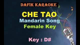 Che Tao (Karaoke) Mandarin Song ,Female  key D#