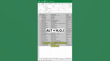 Tutorial Merapihkan Format Excel yang acak-acakan dengan CEPAT #excel #exceltips #tutorialexcel