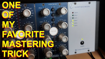 A simple M/S Mastering trick ! Elysia Karakter