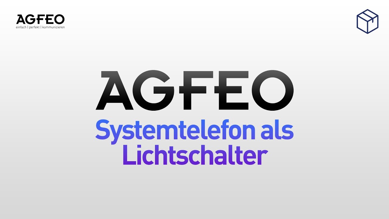 Ein AGFEO Systemtelefon als "Lichtschalter"? Mit EnOcean kein Problem!