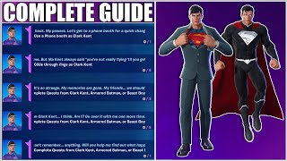 Fortnite, Superman Challenges 100% Guide, (How to Get All Unlockables) - Chapter 2 Season 7