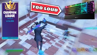 Mrlustfn destroys his keyboard because of Fortnite Arena!!!