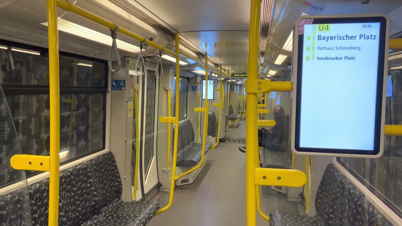 U-Bahn Berlin - Mitfahrt im HK-Zug auf der U4