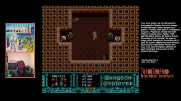 Dungeon Explorer on TG16 in HD!! (4x upscale)