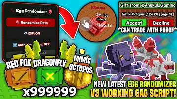 [🦒] NEW EGG RANDOMIZER! 🥚 Grow a Garden 🌶️ Script! • No Key 🔥 *UNPATCHED* 100% Work✅ - Anukul Hub V3