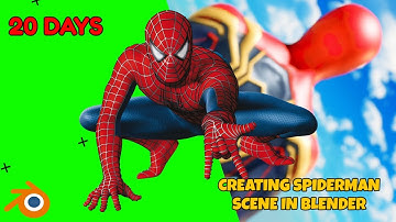 Creating a Spider-Man Scene in Blender