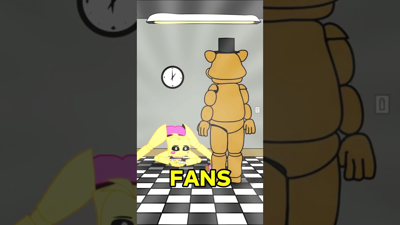 TOY CHICA es la UNICA ANIMATRONICO que LLEVA ROPA 😏 | #Shorts