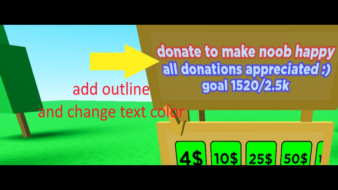 How To Add Text Color In Pls Donate - Roblox Tutorial in 2023