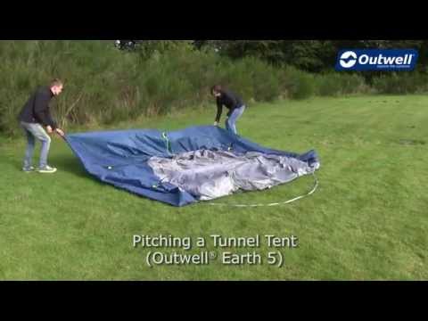 Outwell Earth 5 Tent Pitching Video |  Innovative Family Camping