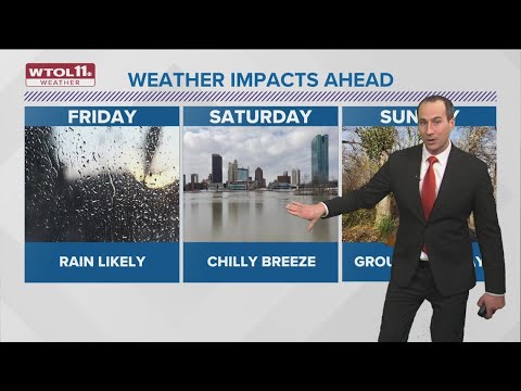 Showers continue, briefly mix with snow late Friday | WTOL 11 Weather ...