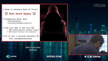 Modern Secure Boot Attacks - Alex Matrosov